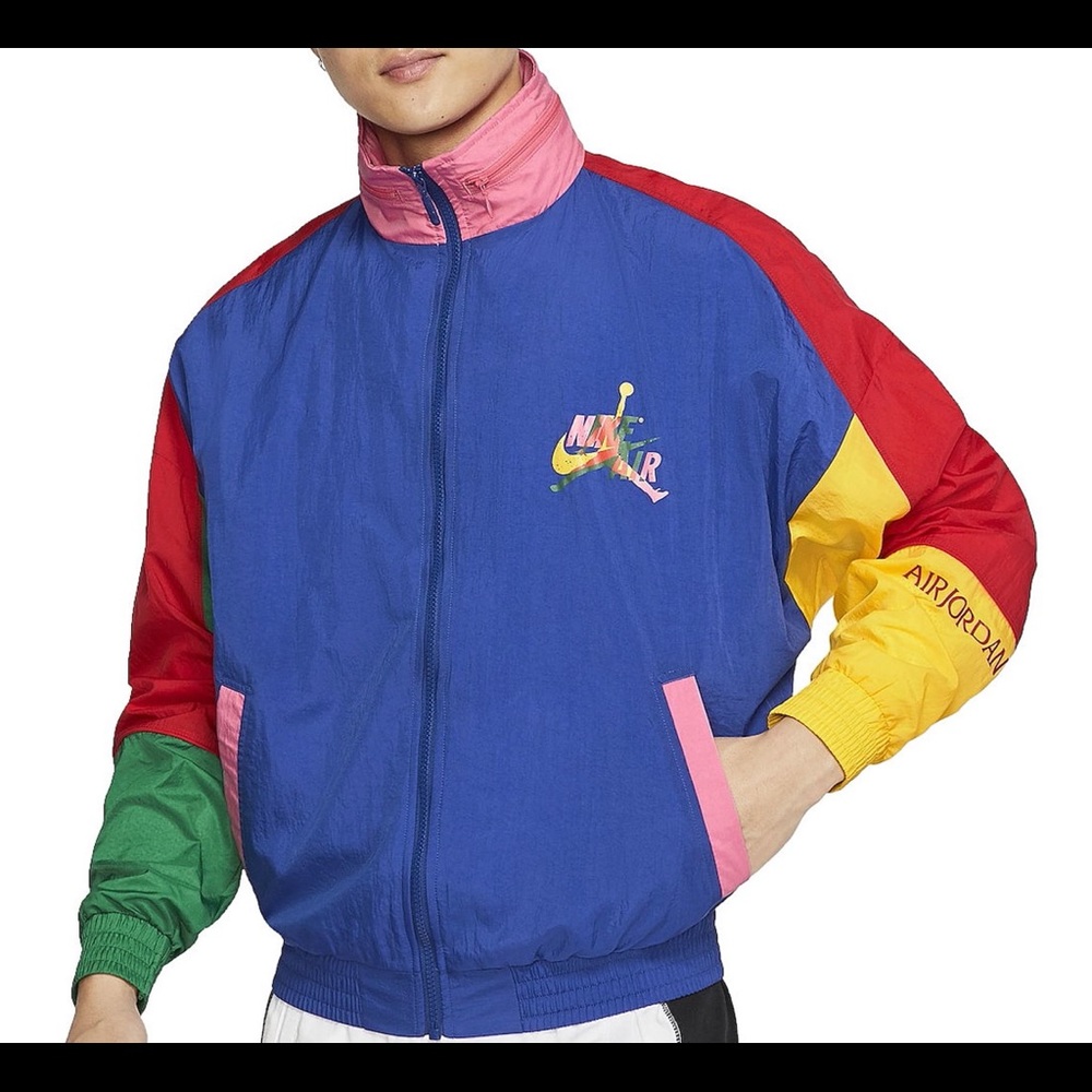 Nike Jordan Jumpman Classic Multi-Colored Retro Windbreaker